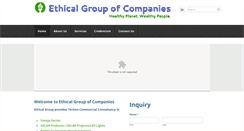 Desktop Screenshot of ethicalgroup.in